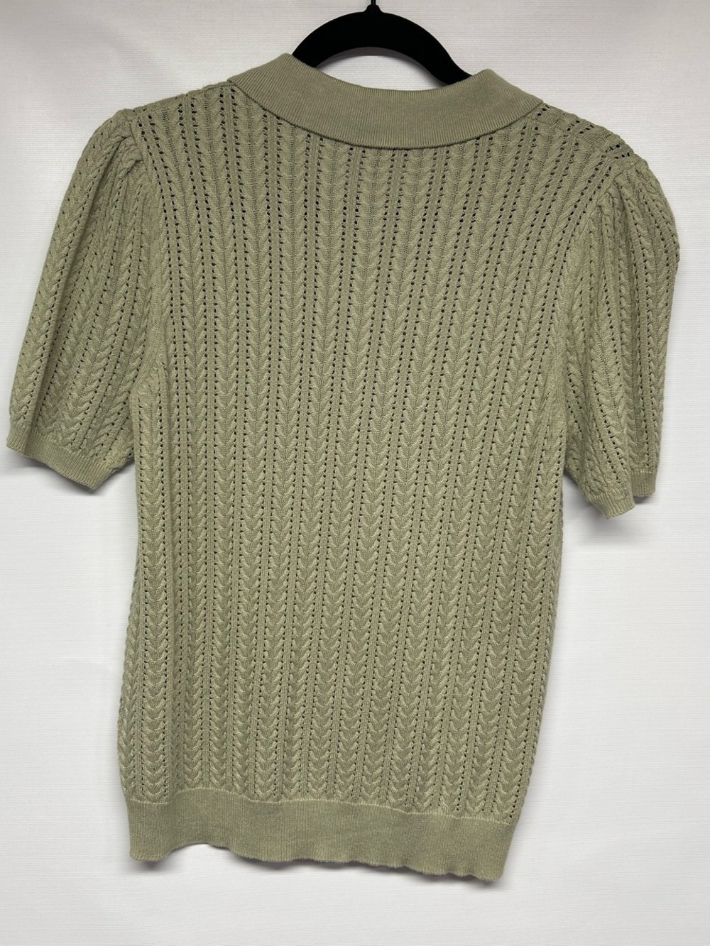 TRUTH Olive Knit Short-Sleeve Polo Top - Picture 4 of 4
